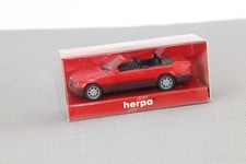 Herpa Modellauto Mercedes E320 Cabrio rot 021432 NEU NOS OVP H0 1:87