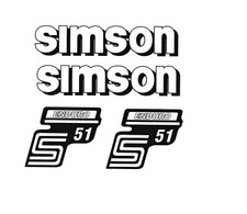 Dekorsatz Simson S51 Enduro