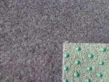 Kunstrasen Rasenteppich 5€/m² Teppich grau 400 cm Fertigrasen Noppen Edition