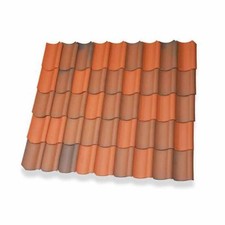 Dachziegel Jacobi H2 rot-bunt