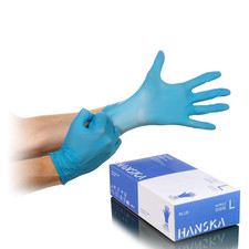 HANSKA Nitrilhandschuhe blau