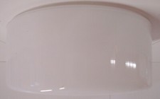 Orig. 60er J Opalglas Lampenschirm Ø 19cm Küchenlampe Deckenlampe Glasschirm