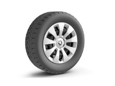 Original Skoda Superb 3 Satz Kunststoff Radzierblenden Radkappen 6,5 J x 16 Zoll