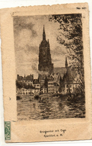 Ansichtskarte frankfurt main - ansichtskarte, frankfurt/main
