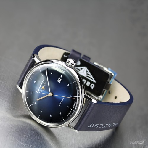 Bauhaus herrenuhr 2152 blau - bauhaus,