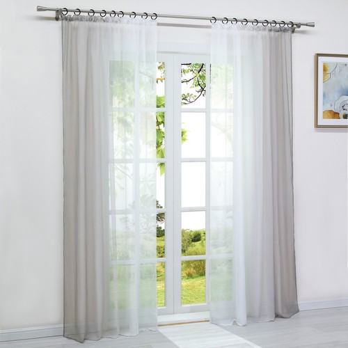 2er voile gardinen stores - voile,