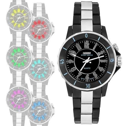 Armbanduhr bunte led - led, quarz