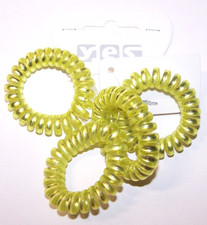 4x Spiralhaargummi Haarbinder