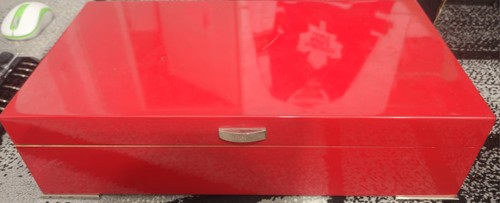 Humidor zigarrenkiste rot - zigarrenkiste,