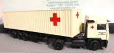 AWM 60207 1:87 Werbemodell Volvo F12 Container-SZ +KippFahrerhaus 'DRK' mit OVP