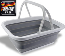 Faltbarer Wäschekorb 10L Grau