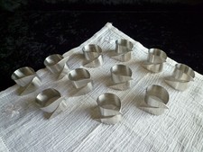 11 Serviettenringe WMF Model Stockholm Cromargan, rostfrei