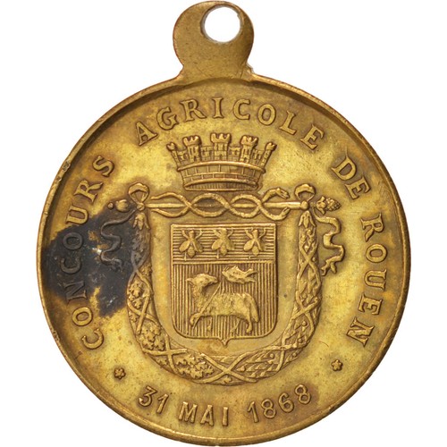 Frankreich medal second - medal,,