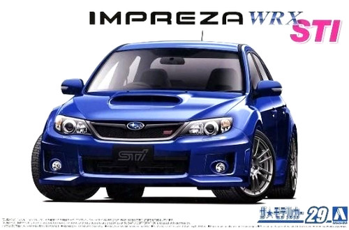 Aoshima subaru impreza wrx sti - subaru,
