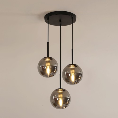 Moderne pendelleuchte glas - glas, 3