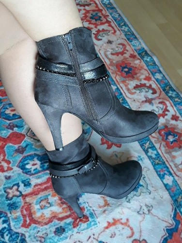 Stiefelette mit plateau - stiefelette,