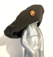 Original DDR NVA Fallschirmjäger Barett Soldat steingrau 2.Ausführung frühe Form