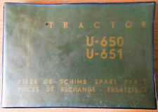 UTB  Traktor Ersatzteilkatalog U-650 U-651 von 1965