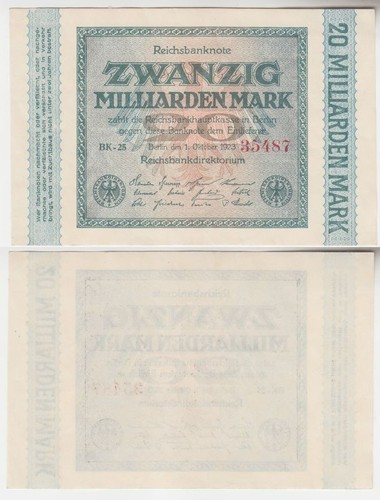 Milliarden mark banknote - mark,