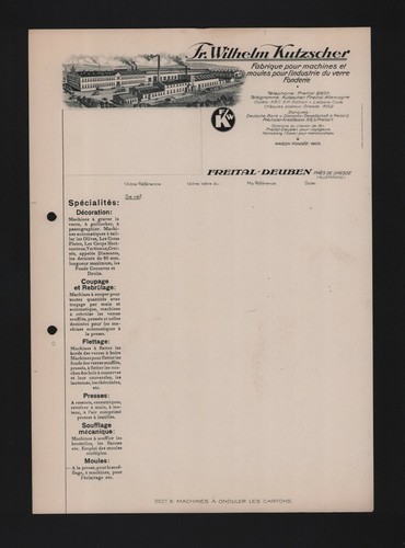 Freital deuben briefbogen 1920 - freital-deuben,