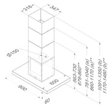 Ausziehbar Schacht Kamin