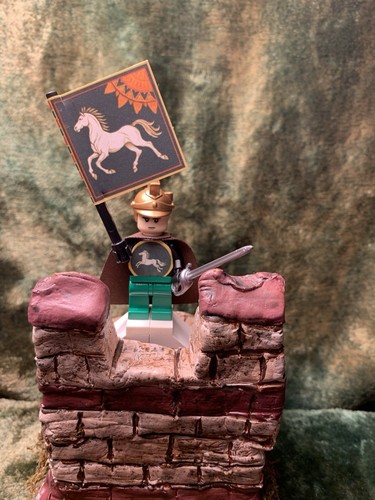 Lego fahnenstange mit herr der - mit,
