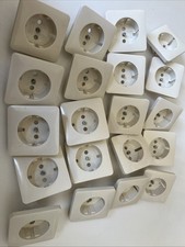 Steckdose GIRA gebraucht Abdeckung weiß Kunststoff