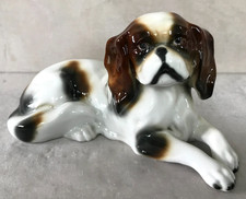 Art Déco GOEBEL Porzellan Figur Hund Cavalier King Charles Spaniel DOG FIGURINE