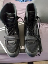 Boxschuhe Boxstiefel Hayabusa Strike Schwarz Gr 43 UK 8 US 9 neuwertig 
