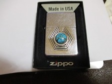 Zippo Chrom mit Türkis OVP (D/XII) von 4/1996 (16)
