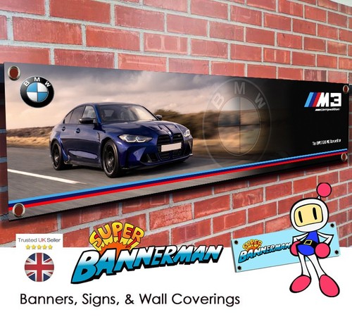 Bmw tansanitblau banner - m3,