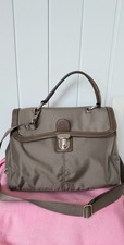 Handtasche  Bogner Taupe Beige Braun Leder Details CROSSOVER