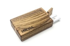 Zigarettenetui mit Gravur aus Holz für 12 Zigaretten | Zigaretten Box Etui Case