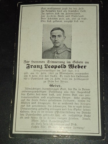 Sterbebild soldat - sterbebild,,