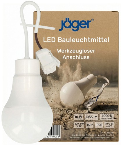 Led baufassung renovierlampe - led,