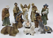 Krippenfiguren set 11teilig - krippenfiguren-set,