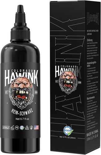 Tattoo farbe schwarz 200ml - tattoo,