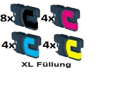 20 XL Druckerpatronen kompatibel für Brother  MFC 260C 235C DCP 135C