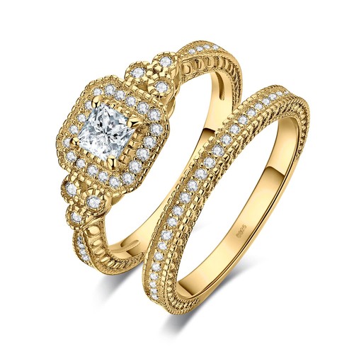 Prinzessschliff zirkonia halo - prinzessschliff,