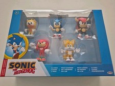 Sonic 5Pack Ray Knuckles Tails Mighty Sonic  Jakks Pacific Figuren The Hedghog