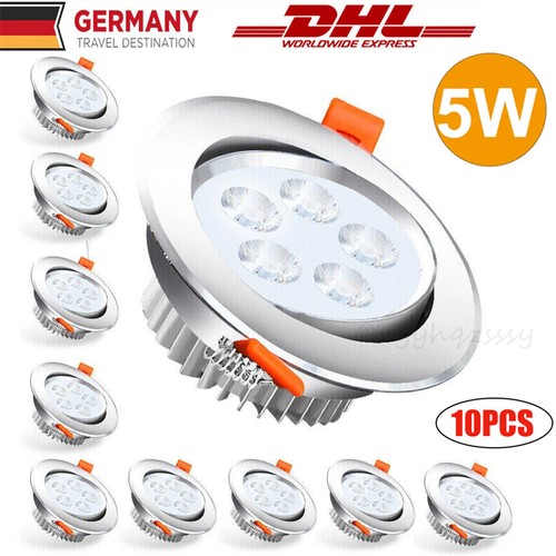 10x led einbauleuchte - led, 5w