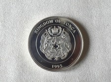 Tonga,  One Pa``Auga  1993, PP,  Silber, ( Hermann Oberth )