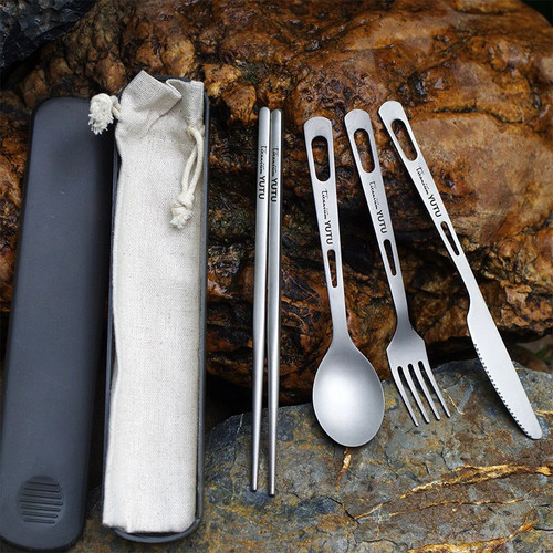 Titan besteckset camping - camping, gabel