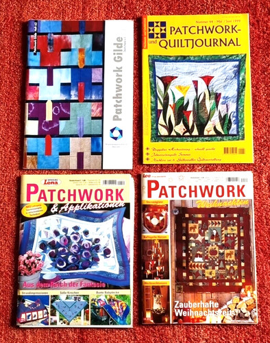 Patchwork zeitschriften - 4x,