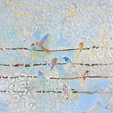 Vögel der Melodie Ölmalerei