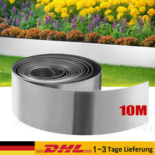 10m Rasenkante Beeteinfassung Metall Mähkante Garten Beetumrandung Eisen