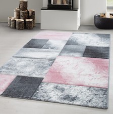 Wohnzimmer Teppich Kariert
