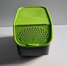 Tupperware Kartoffellager Schwarz/Grün 8,3 l 5,5 l