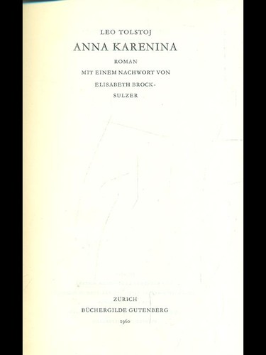 Anna karenina sprachbücher - anna,