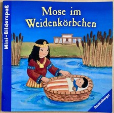 Buch - Mini-Bilderspaß - Moses im Weidenkörbchen